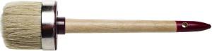 ЗУБР УНИВЕРСАЛ, 65 мм, светлая натуральная щетина, деревянная ручка, все виды ЛКМ, круглая кисть (01501-65)