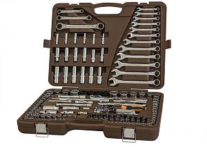 911150 Специальный набор инструмента, торцевые головки 1/4&quot;, 3/8&quot;, 1/2&quot;DR, 4-32 мм и SAE 5/32&quot;--1-1/4&quot;, ударные торцевые головки 1/2&quot;DR, 17-23 мм, 150 предметов Ombra