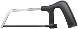 Ножовка по металлу мини 150 мм "Юниор", пластиковая черная ручка FIT